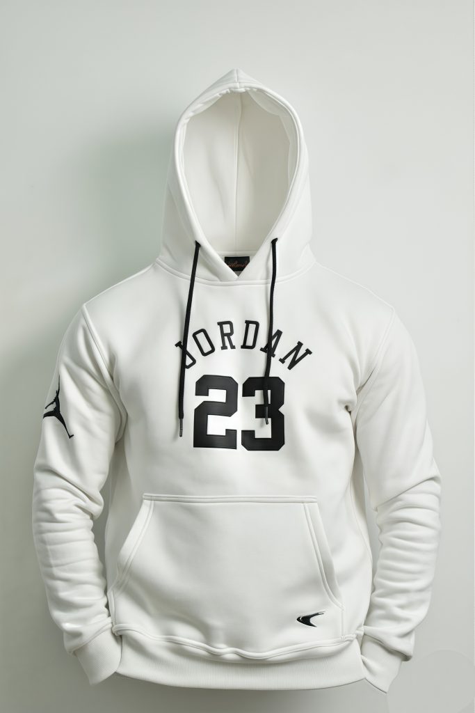 Elite 23 Statement Hoodie - Crisp White
