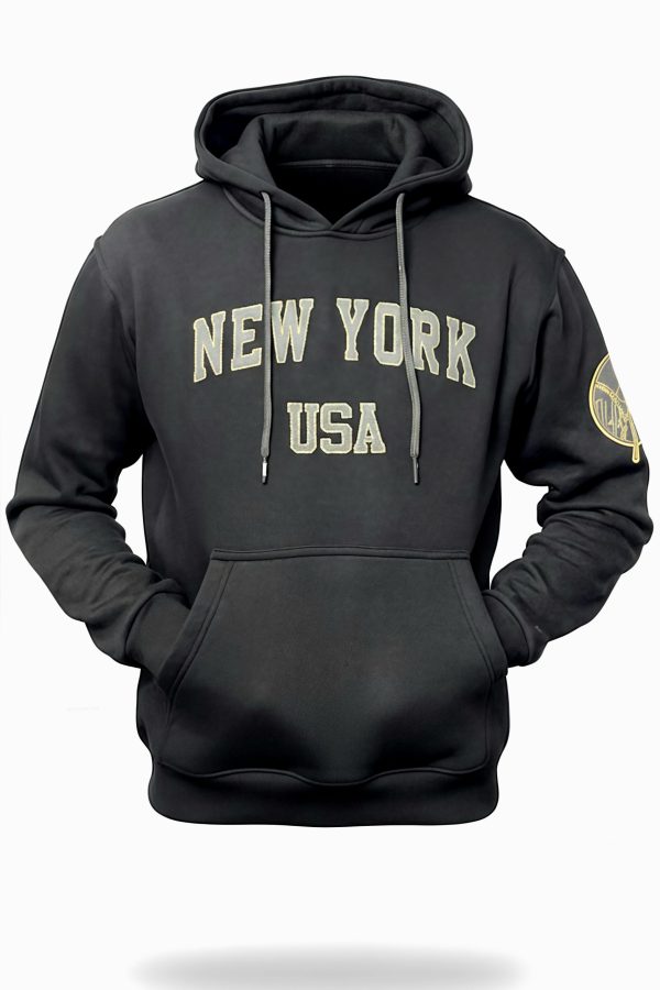 Metropolitan Crew Hoodie - Midnight Black