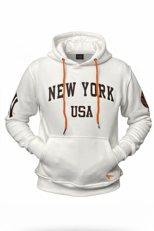 Metropolitan Crew Hoodie - Pure White